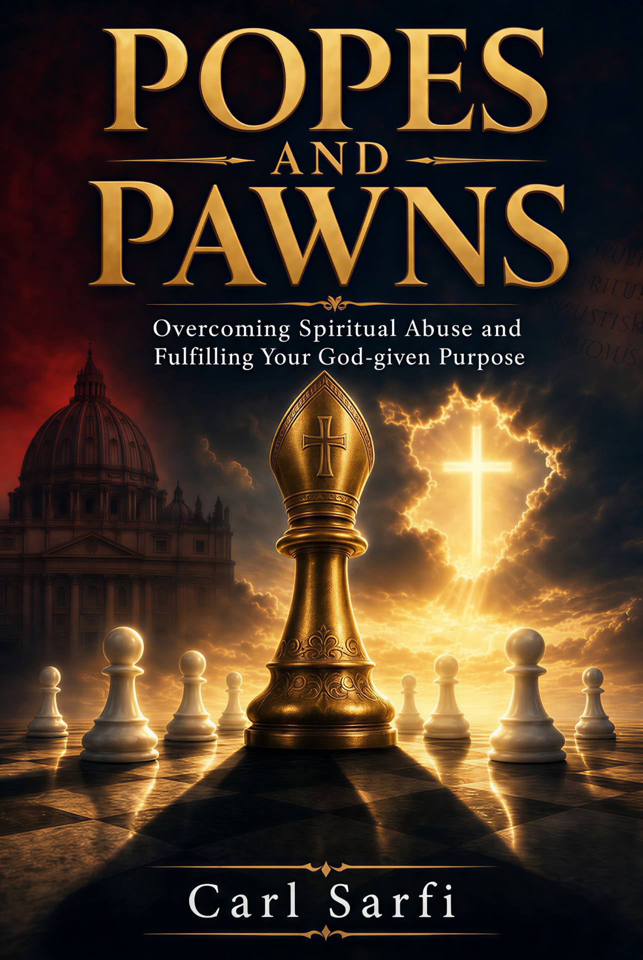 Popes and Pawns book cover by Carl Sarfi